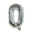 16ft Jumbo Chain Link Balloons in Silver, 30pack 8x12" Durable Foil Chain Balloons for 90s Hip Hop Party Decorations, Event Decor