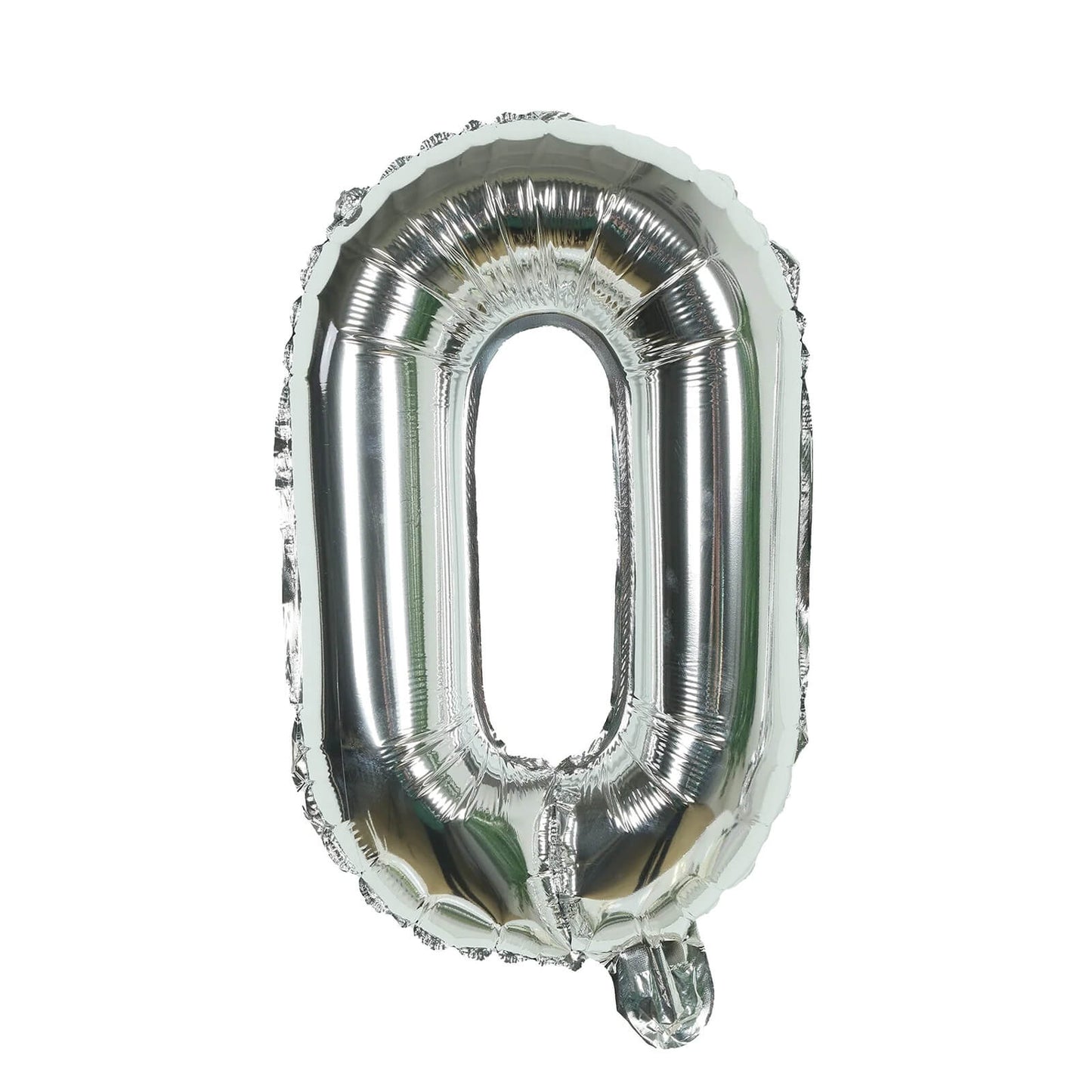 16ft Jumbo Chain Link Balloons in Silver, 30pack 8x12" Durable Foil Chain Balloons for 90s Hip Hop Party Decorations, Event Decor