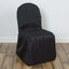 10 Pack Polyester Chair Cover for Banquet Chairs Black - Stain-Resistant Reusable Slip-On Slipcover