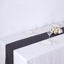 Polyester 12"x108" Table Runner Black Shimmer Sequin Dots - Wrinkle-Free Finish Table Linen