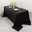 Sequin Dots Polyester 90"x132" Rectangle Tablecloth Shimmering Black - Seamless, Glittering & Wrinkle Free Table Cover