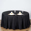 Polyester 108" Round Tablecloth Black - Wrinkle-Resistant and Stylish Table Cover
