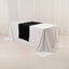 Wide Polyester 24"x72" Table Runner Black - Durable Trade Show Table Linen