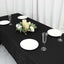Polyester 60"x126" Rectangle Tablecloth Black - Wrinkle-Resistant Table Cover for Weddings & Parties