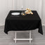 Scuba Square 54"x54" Tablecloth Black - Wrinkle Free & Stain Resistant Table Cover
