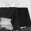 Premium Polyester 60"x126" Rectangle Tablecloth Black - Stain-Resistant 220GSM Finish for Special Events