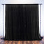 Black Crushed Velvet Backdrop Curtain â€“ 8ft x 8ft Event Drape with Rod Pocket, Privacy Panel for Photo Booths & Events