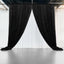Black Crushed Velvet Backdrop Curtain â€“ 5ft x 12ft Event Drape with Rod Pocket, Privacy Panel for Photo Booths & Events