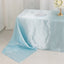 Satin Rectangular 90"x156" Tablecloth Light Blue - Seamless Table Cover