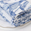 5-Pack French Toile Polyester Cloth Napkins â€“ 17"x17" Blue and White Reusable Table Napkins in Floral Design for Events & Dining