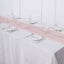 Chiffon 6ft Table Runner Blush - Flowy & Lightweight Table Decor