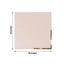 50-Pack Paper Beverage Napkins Blush with Gold Foil Edge - 2 Ply Disposable Soft 18GSM Cocktail Napkins 5"x5"