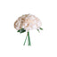 11" Blush Real Touch Artificial Silk Peonies Flower Bouquet