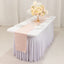 Lamour Satin 12"x108" Table Runner Blush - Smooth & Lustrous Finish