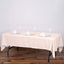 Polyester 60"x102" Rectangle Tablecloth Blush - Durable and Stylish Table Cover