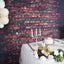 8ftx8ft Dark Red Vintage Brick Wall Vinyl Photo Shoot Backdrop