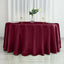 Satin 120" Round Tablecloth Burgundy - Stylish Seamless Table Cover
