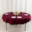 Scuba Round 70" Tablecloth Burgundy - Wrinkle Free & Stain Resistant Table Cover