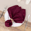 5 Pack Scuba 20"x20" Napkins Burgundy - Durable & Reusable Dinner Napkins