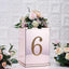 Decorative Rhinestone Number "6" Stickers, Glitter Adhesive Craft Numbers Gold DIY Sparkle Embellishments 8"