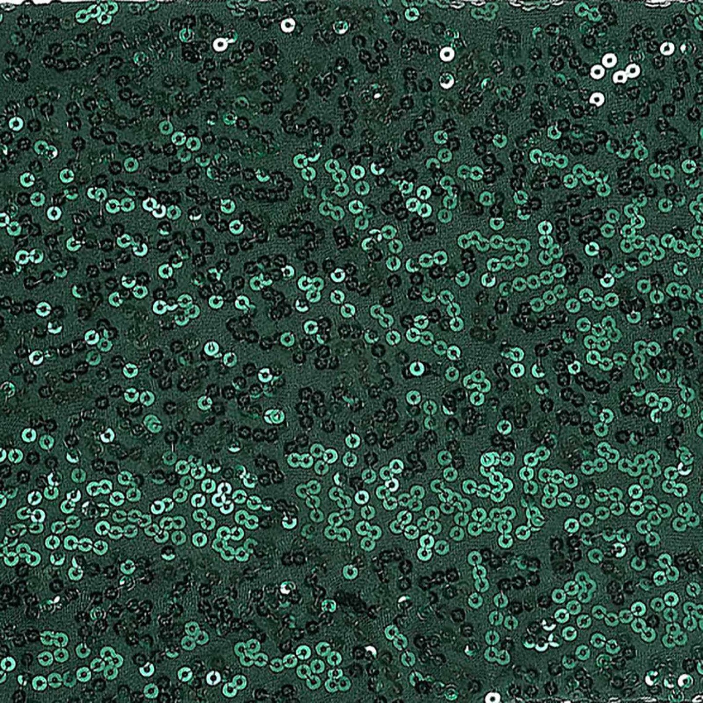 5 Pack Sequin Spandex Chair Sashes Hunter Emerald Green - Stretch Chair Bands 6"x15"