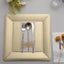 10-Pack Disposable Square Charger Plates in Champagne with Leather Like Texture - 1100GSM Durable Paper Chargers 13"