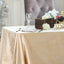 Premium Velvet 90"x132" Rectangle Tablecloth Champagne - Reusable Soft & Seamless Table Cover