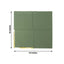 50-Pack Paper Beverage Napkins with Gold Foil Olive Green - Disposable 2 Ply Cocktail Napkins for Events 6.5"x6.5"