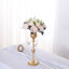 2 Pack Cream Silk 15-Head Rose Flower Balls For Centerpieces - 10", Artificial Kissing Ball Floral Arrangements