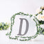 Decorative Rhinestone Alphabet "D" Letter Stickers, Glitter Adhesive Craft Letters Black DIY Sparkle Embellishments 8"