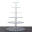 6-Tier Acrylic Round Cupcake Stand Clear for Special Events & Catering Displays 22"