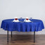 Polyester 70" Round Tablecloth Royal Blue - Durable & Wrinkle-Resistant Table Cover
