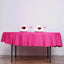 Polyester 90" Round Tablecloth Fuchsia - Stain & Wrinkle-Resistant Table Cover