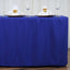 Fitted Polyester 72"x30" Rectangle Tablecloth Royal Blue - Durable and Easy to Maintain Table Cover