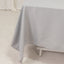 Premium Polyester Square Tablecloth 70"x70" Silver 220GSM Wrinkle-Resistant Table Cover