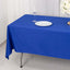 Scuba Rectangular 60"x102" Tablecloth Royal Blue - Wrinkle Free & Stain Resistant Table Cover