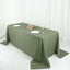 Polyester 90"x132" Rectangle Tablecloth Dusty Sage Green - Seamless Wrinkle-Resistant Table Cover