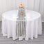 Satin 12"x108" Table Runner Silver Stripe - Stripe Table Decor
