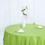 Polyester 90" Round Tablecloth Apple Green - Stain & Wrinkle-Resistant Table Cover