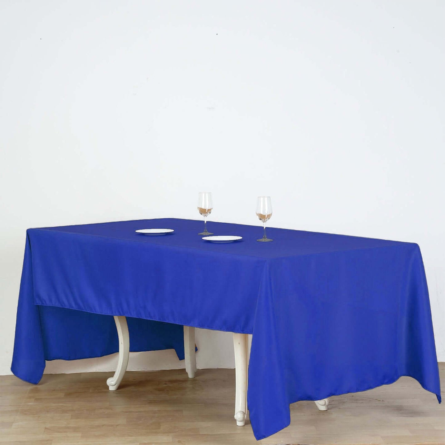 Polyester 60"x126" Rectangle Tablecloth Royal Blue - Wrinkle-Resistant Table Cover