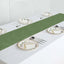 Polyester 12"x108" Table Runner Olive Green - Durable & Wrinkle-Resistant Table Decor