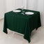 Scuba Square 70"x70" Tablecloth Hunter Emerald Green - Wrinkle Free & Stain Resistant Table Cover
