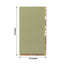 50-Pack Paper Dinner Napkins Dusty Sage Green with Gold Foil Edge 2 Ply - Stylish Disposable Napkins