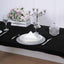 Stretch Spandex 72"x30" Rectangle Tablecloth Top Cover Black - Durable Fitted Table Topper Cap