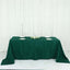 Taffeta 90"x132" Rectangle Tablecloth Hunter Emerald Green - Seamless Accordion Crinkle Table Cover