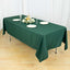 Premium Polyester 60"x102" Rectangle Tablecloth Hunter Emerald Green - Durable 220GSM Wrinkle-Resistant Table Cover