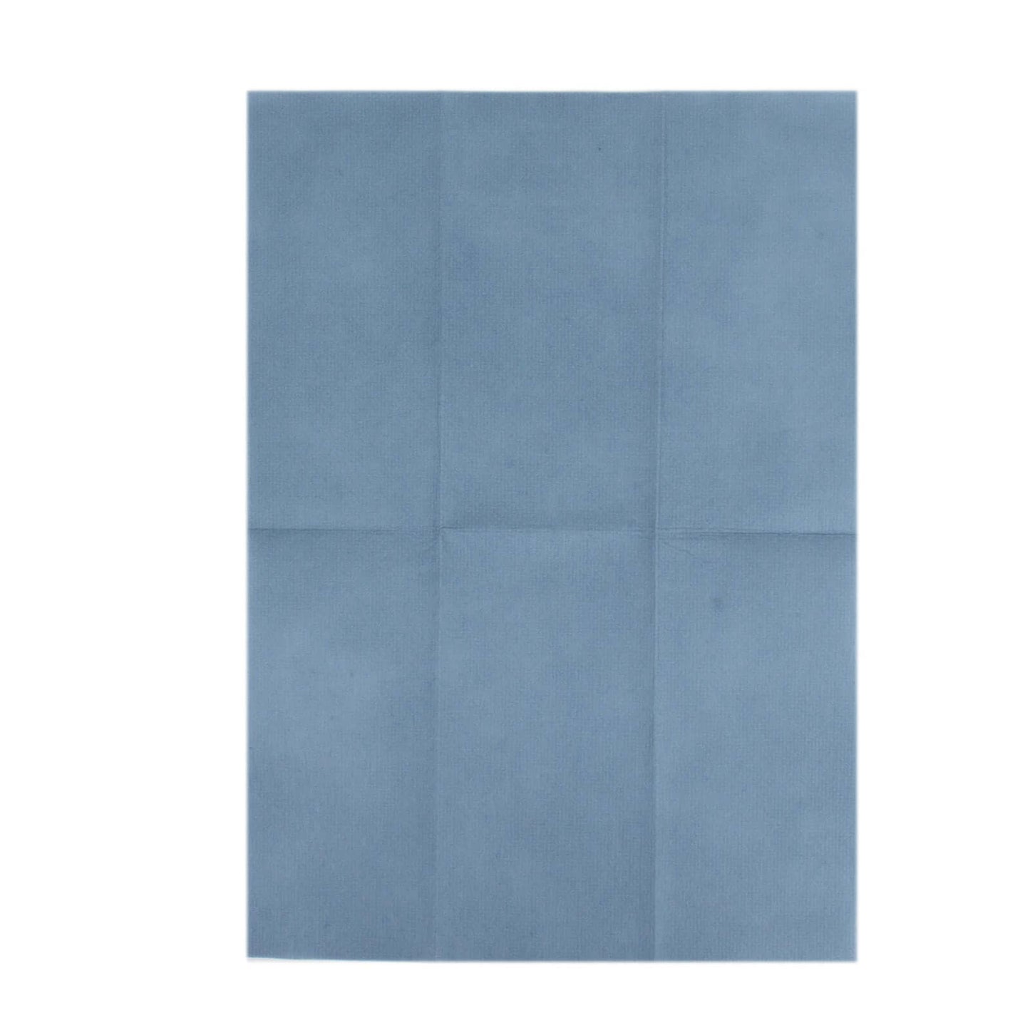 20 Pack Linen-Like Paper 8.5"x4" Napkins Dusty Blue - Highly Absorbent & Disposable Airlaid Guest Towels