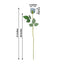 31" 24Pcs Dusty Blue Long Stem Artificial Silk Roses Flowers