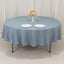 Premium Polyester 90" Round Tablecloth Dusty Blue - Stain and Wrinkle-Resistant Design with 220GSM Thickness Table Cover