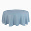 Polyester 90" Round Tablecloth Dusty Blue - Stain & Wrinkle-Resistant Table Cover